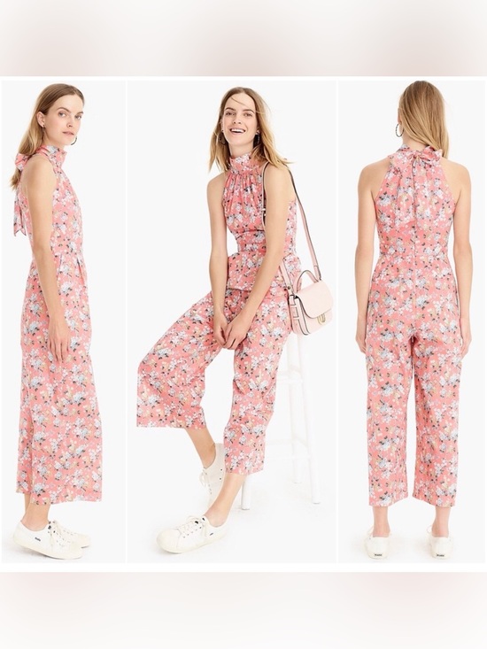 J. Crew Pants - Perfect J. Crew High-neck jumpsuit in Liberty Josephine